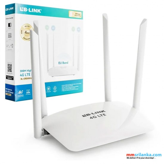 LB-Link BL-CPE450EU 300M High Gain 4G LTE Router (1Y)